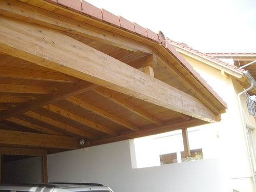 Individuell gebautes Carport von holzvogt in Horgenzell